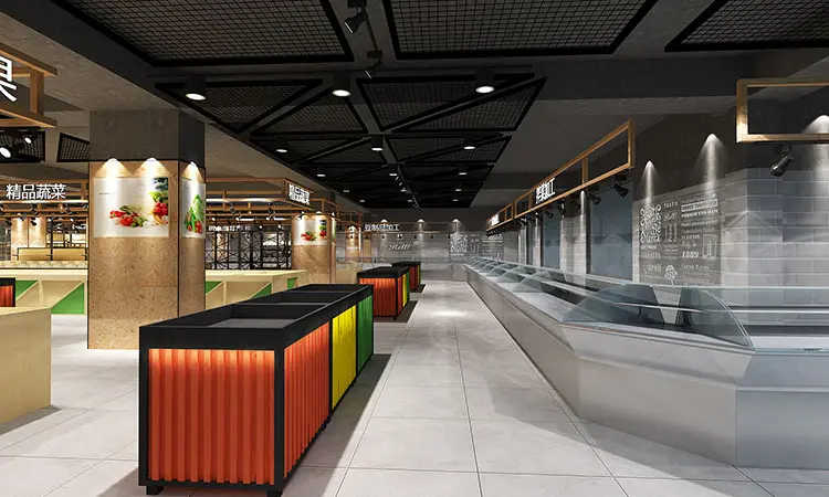 河南连锁生活超市店怎么装修设计?