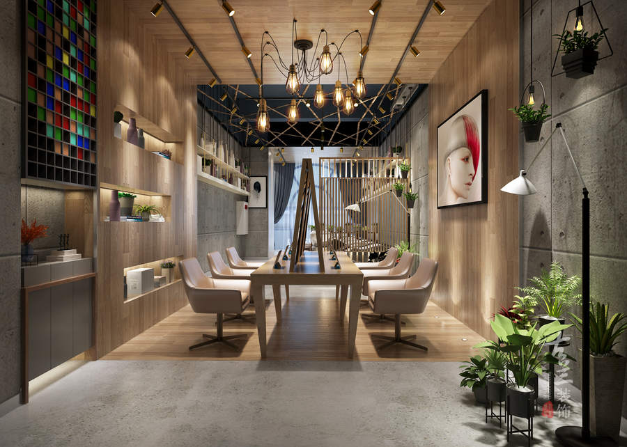 小型理发店怎么装修设计？